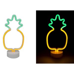 Ruedelafete Ananas Néon jaune et vert 33cm