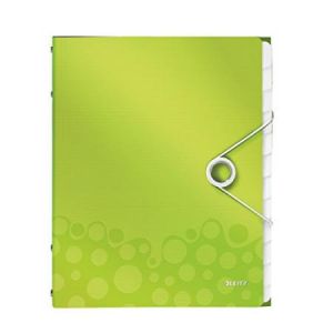 Leitz 4634-00-64 - Trieur Wow, 12 touches, en polypro, coloris vert métallique