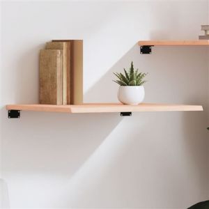 VidaXL Wandschap 60x50x2 cm onbehandeld massief eikenhout363530
