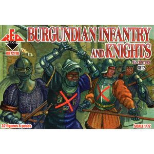 Red Box 72110 - Maquette militaire Burgundian Infantry and Knights (Set 2)