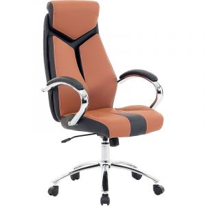 Beliani Chaise de bureau design marron FORMULA 1 - marron
