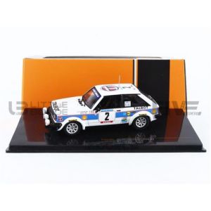 IXO-Models Voiture Miniature de Collection 1-43 - TALBOT Sunbeam Lotus - Tour de Corse 1981 - White /Blue - RAC370A