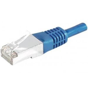 Dexlan 858318 - Cordon réseau RJ45 patch SSTP Cat.6a 2 m