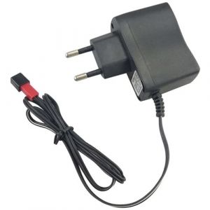 Symantec Chargeur Lipo 3.7V avec Connecteur JST Compatible avec Drone, Pour Batteries de Modélisme RC Lipo 3.7V Noir, Plastique
