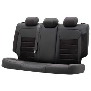 Walser Housse de siège Bari pour Renault Clio IV (BH) 11/2012-auj., 1 housse de siège arrière pour les sièges normaux