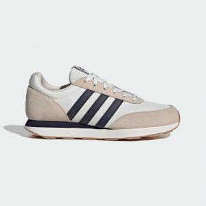 Image de Adidas Homme Run 60s 3.0 Leather Shoes Chaussures, Wonder White/Legend Ink/Core White, 44 2/3 EU