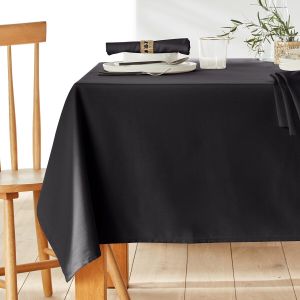 Nappe coton traitée anti tac s SCENARIO Anthracite Taille 150X200 cm
