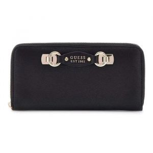 GUESS Porte-monnaie noir pour femme - Mimina SLG Zip Around Wallet L 323270