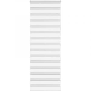 VidaXL Store zèbre blanc 70x200 cm largeur du tissu 65,9 cm polyester