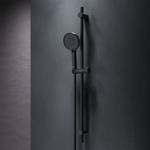 Pommeau de douche 3 jets, flexible et barre, Noir F01XA022 X-Joy Am.pm