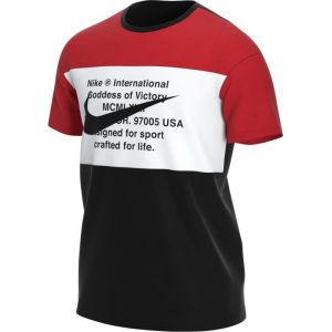 Nike Tee shirt mc - Nsw swoosh ss - Rouge Homme XXL