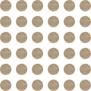 Cyclingcolors 36x Cache vis adhésif autocollant diamètre 25mm protection bouchon trou obturateur meuble table chaise maison, Chêne bardolino