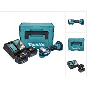 Makita DTM52RMJ Outil multifonctions sans fil Starlock Max Brushless 18V + 2x Batteries 4,0Ah + Chargeur + Coffret Makpac