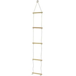 Playtastic : Échelle de corde avec 5 échelons en bois