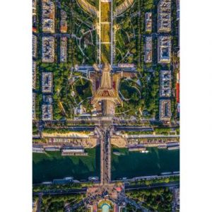 Clementoni Puzzle Compact 1500 pièces : Survol de Paris
