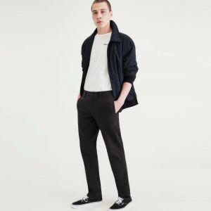 DOCKERS Pantalon chino slim California noir en coton