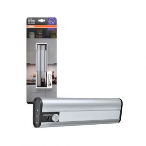 Osram Linear LED mobile luminaire sous meuble 200 mm, 4000K, batterie USB, détecteur de mouvement, boîtier aluminium, rechargeable, pour intérieur, IP20