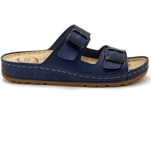 Mules réflexologie extra larges femme Pédiconfort