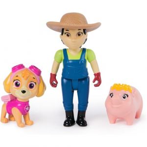 Paw Patrol Skye, Farmer Yumi & Piggie