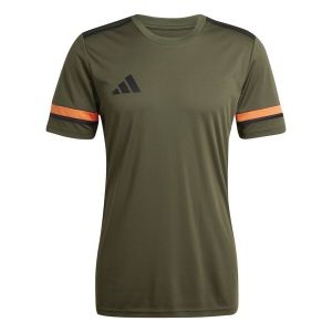 Adidas Homme SQUADRA25 Jersey Short Sleeve, Night Cargo/Black/Semi Impact Orange, M