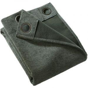 Altobuy - keyne - Rideau Thermique Occultant 140 x 180 cm Doubl&eacute; Polaire Coloris Romarin