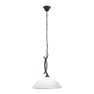 Eglo Suspension Vinovo 1 Ampoule Marron Foncé