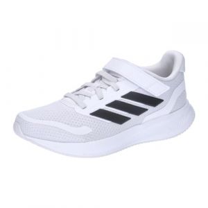 Adidas Mixte RUNFALCON 5 Shoes Kids Chaussures Basses Non liées au Football, Cloud White/Core Black/Core Black, 35 EU