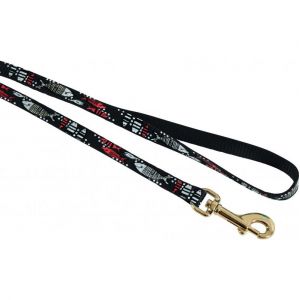 Zolux Laisse nylon "Sardine" 1 m / 10 mm noir