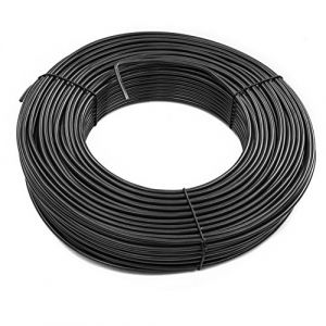 Fil de tension Clôture de jardin 3,8 mm galvanisée 80 m anthracite ESTEXO