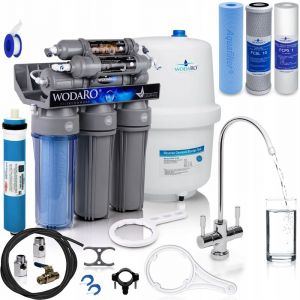 Azura home design Osmoseur domestique 6 étapes de filtration RO6 WG + 1 jeu de cartouches (3 pièces)