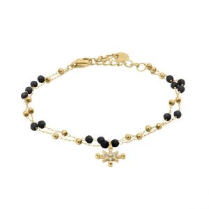 Pierre Lannier Bracelet Femme Bijoux Australe - BJ22A1231 Acier Doré