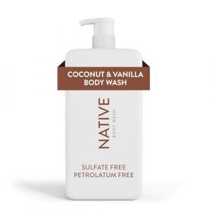 Native Body Wash, Sulfate Free, for Women and Men Coconut & Vanilla - 36.0 fl oz