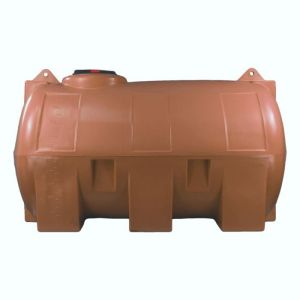 Cuve 1500l A&eacute;rienne De R&eacute;cup&eacute;ration D'eau - R&eacute;servoir Horizontal Terracotta - Elbi Cho1500