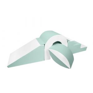 Set de blocs en mousse 4 éléments blanc Menthe