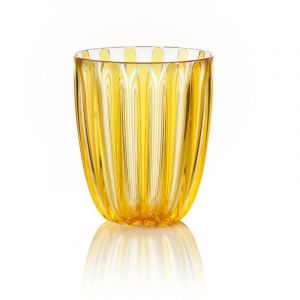 Guzzini Verre Bas "Dolcevita", Bio-Based Plastic, Amber, 8,5x8,5xh10