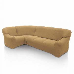 SOFASKINS Housse de canapé d'angle Super élastique, Lavable, de Haute qualité, Respirante, Confortable et Durable, Facile à Installer, Dimensions (340-540 cm), Couleur Jaune