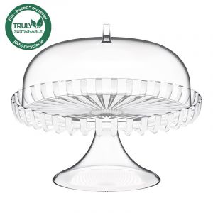 Guzzini Plat de présentation sur pied avec cloche - Dolcevita