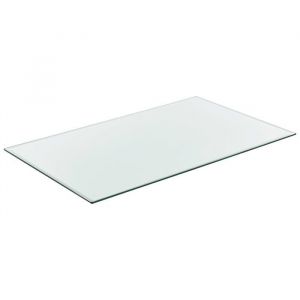 Plateau de table en verre esg 120 x 65 cm transparent