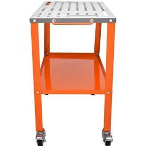 Table de Soudage en acie-Duoku-36" x 18"-Etabli Portable d'une-Capacit&eacute; de 1 200 lb-avec Roulettes Verrouillables
