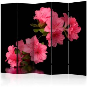 Artgeist Paravent 5 Volets "Azalea in Black" 172x225cm