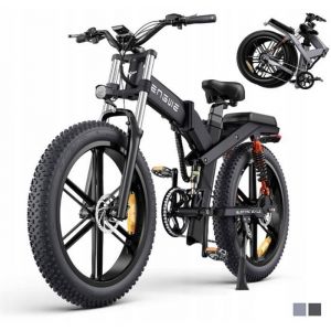 Vélo Électrique Engwe X26 Pneus Épais 26*4.0 Pouces, Moteur 48v 1000w, Batterie 29.2ah, Vitesse Max. 50km-H - Noir