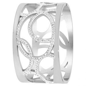 Bracelet par So Charm ornée de cristaux Swarovski BS2657-ARGENT