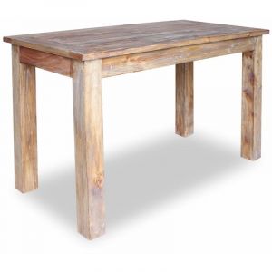 Image de Table de salon salle à manger design Bois de récupération 120 x 60 x 77 cm 0902178