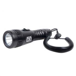 Seacsub Seac R3 FX, Torche sous-Marine Idéale pour l'Apnée, Compact, LED Unique, 400 Lumen, Rechargeable, Aluminium