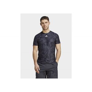 Adidas T-shirt de tennis Paris HEAT.RDY FreeLift - Carbon / Black, Carbon / Black - Taille S