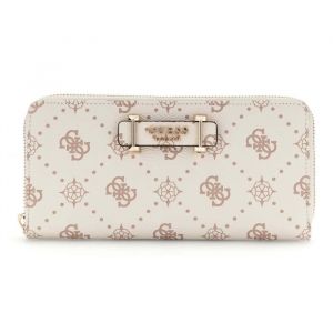 Guess Compagnon / Portefeuille Silia Slg Medium Zip Vanilla Logo GP9890146