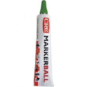 Image de CRC Peinture marker indélébile vert pour usage industriel - tube 50 ml