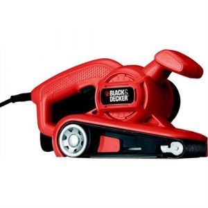 Black & Decker Ponceuse a bande filaire 720W Livrée avec 1 Bande abrasive Sac collecteur d