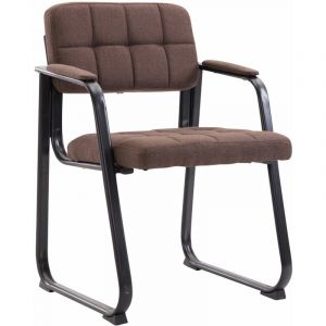CLP Chaise Visiteur Canada B tissu, Marron