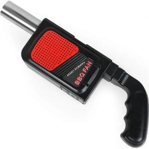 Ventilateur Soufflet électrique pour Barbecue SunJas - Portable - Noir - Electrique